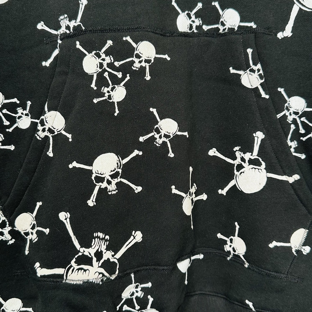 [SAINT Mxxxxxx]SA_CRW SWT/SKULL/BLACK(SM-A23-0000-C11）