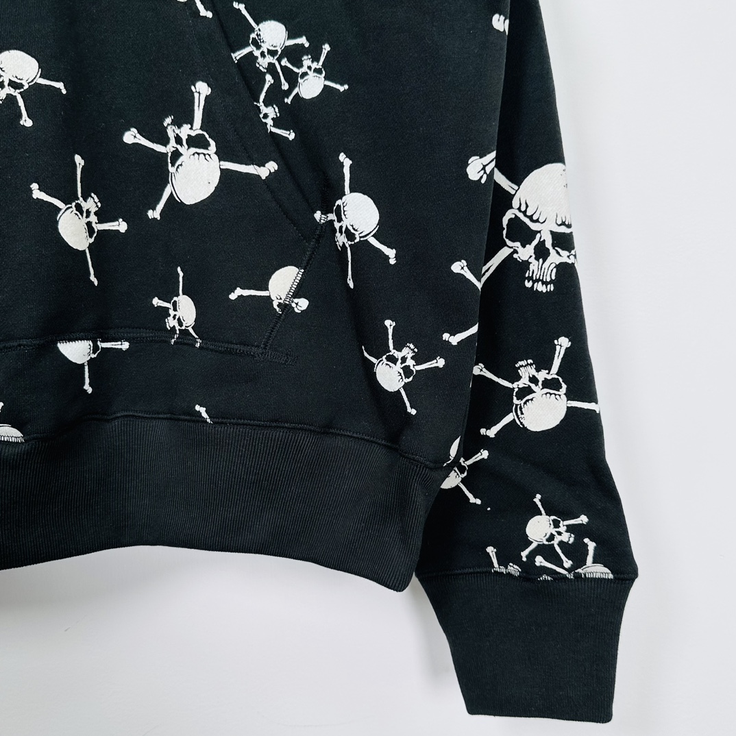 [SAINT Mxxxxxx]SA_CRW SWT/SKULL/BLACK(SM-A23-0000-C11）