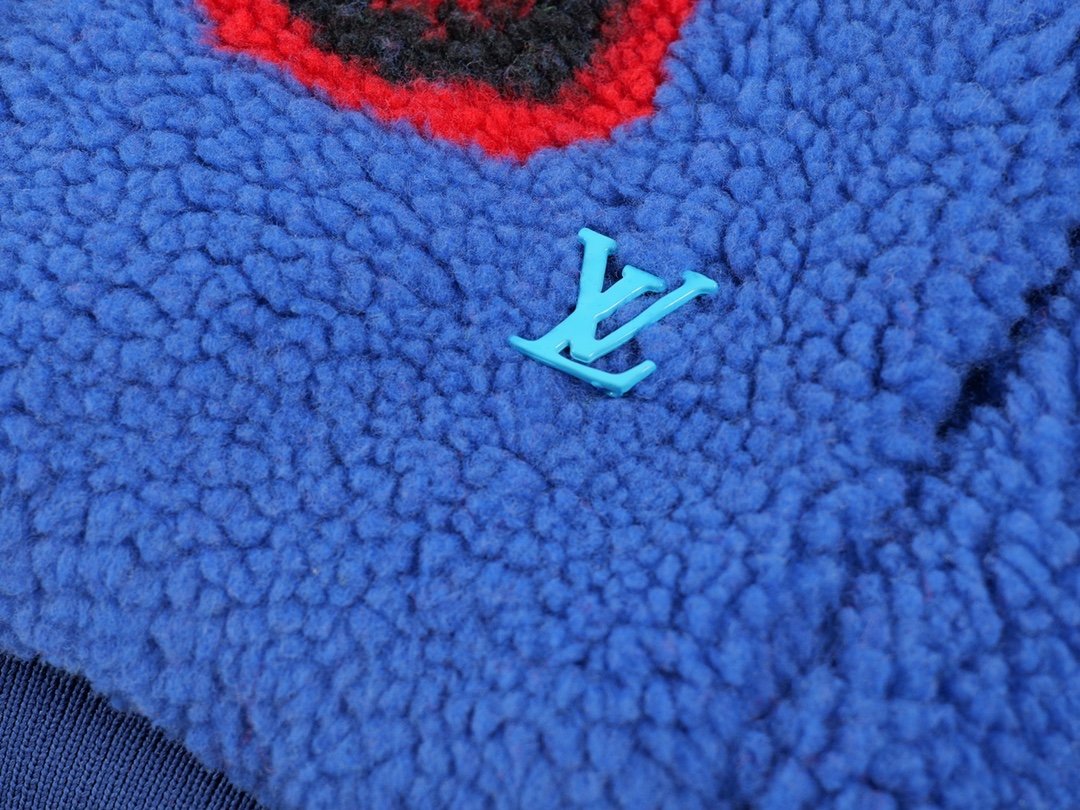 Louis Vuitton x Yayoi Kusama Faces Zipped Fleece Blouson My Eternal Soul "Multicolor"（1AB6X0）