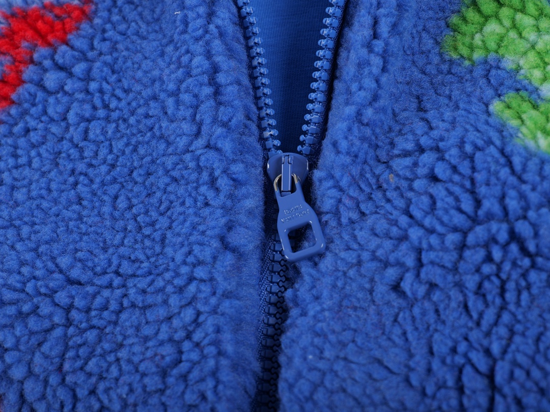 Louis Vuitton x Yayoi Kusama Faces Zipped Fleece Blouson My Eternal Soul "Multicolor"（1AB6X0）