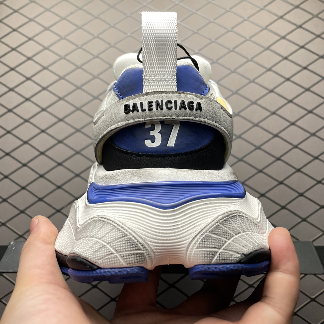 BALENCIAGA Cargo Sneaker "Grey/White/Blue"（785754W2MV11940）