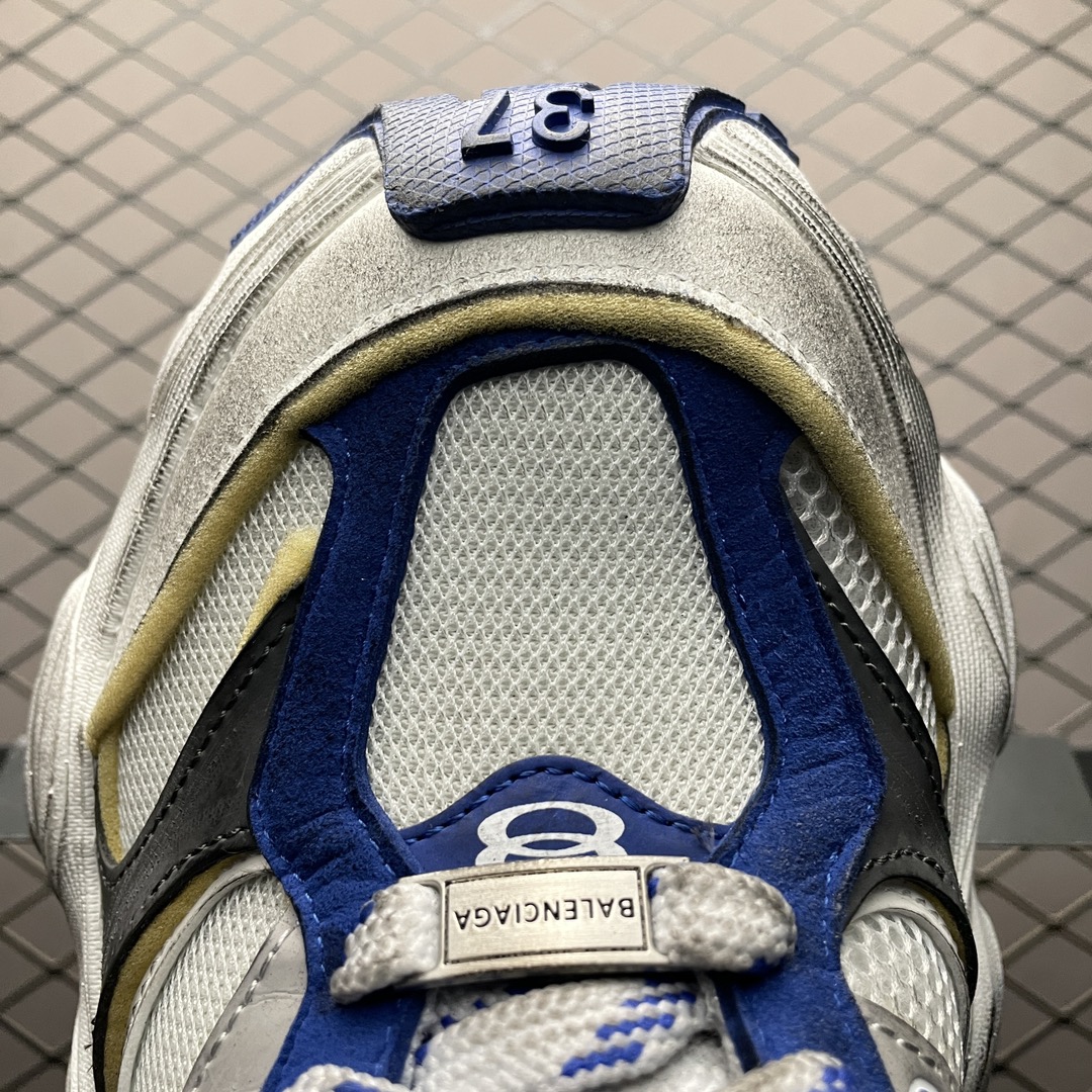BALENCIAGA Cargo Sneaker "Grey/White/Blue"（785754W2MV11940）