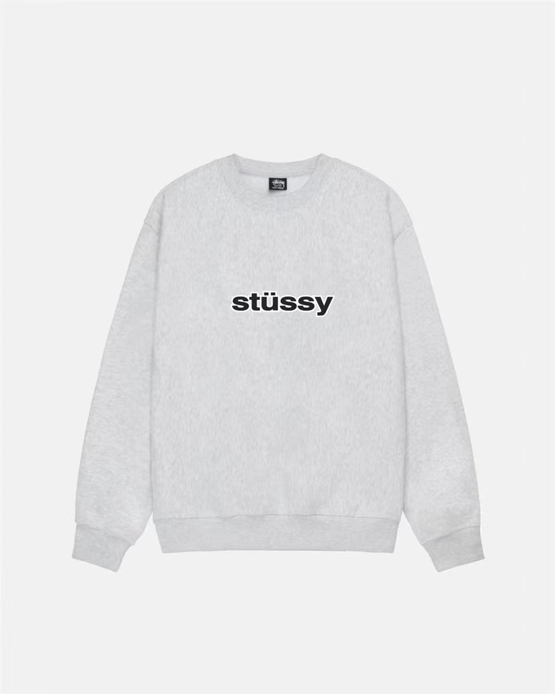 STUSSY SS LINK CREW ASH HEATHER（1914970）