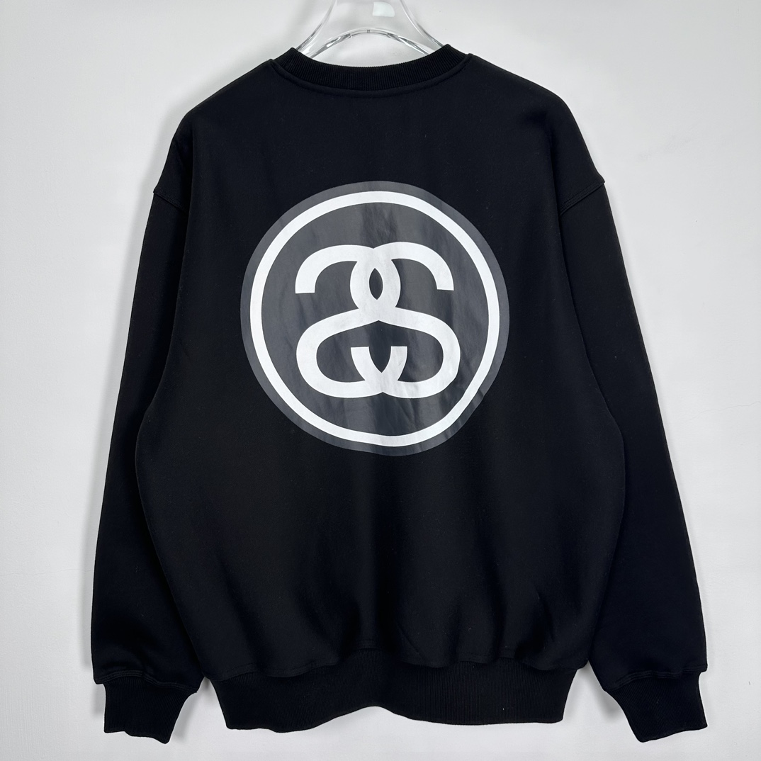 STUSSY SS LINK CREW ASH HEATHER（1914970-1）