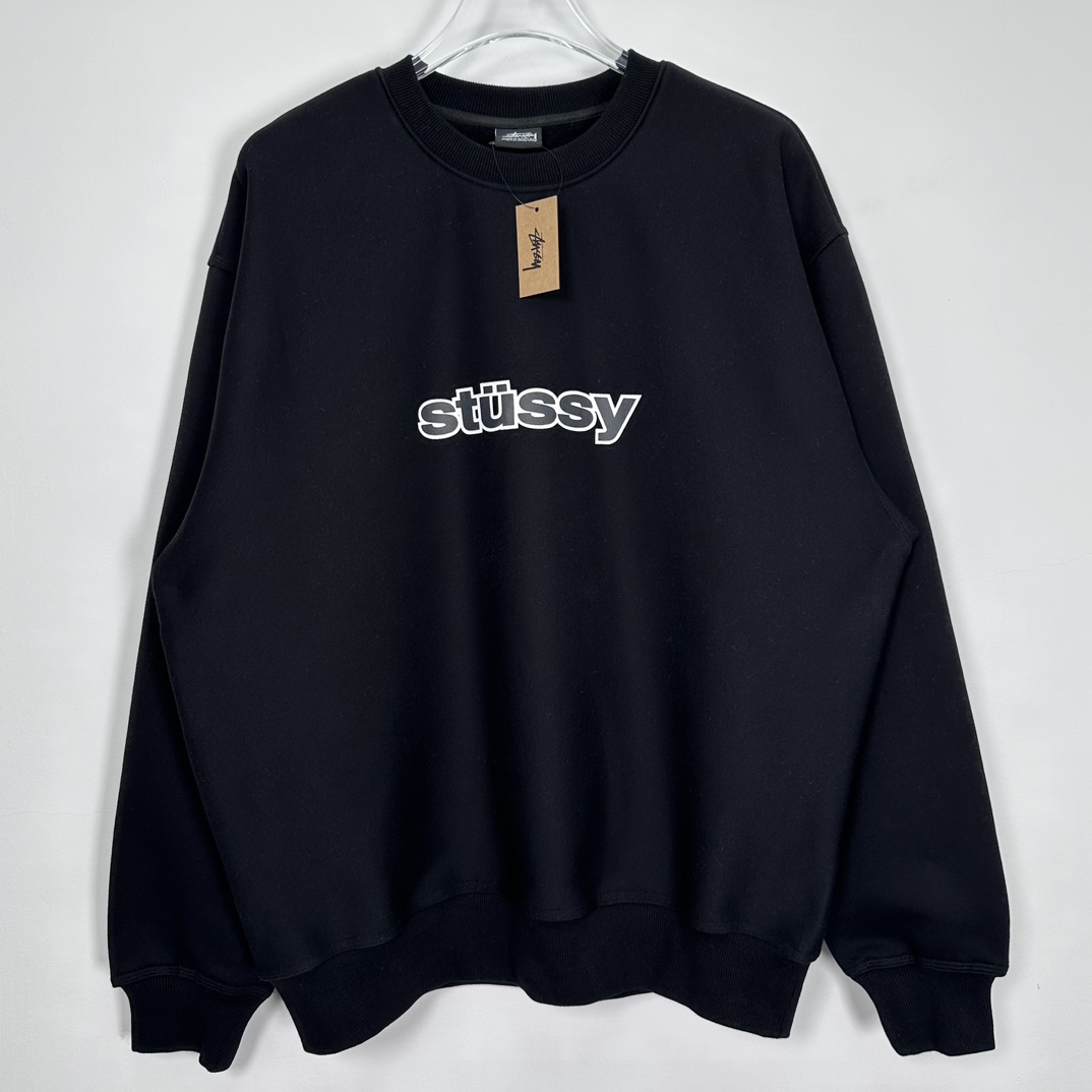 STUSSY SS LINK CREW ASH HEATHER（1914970-1）