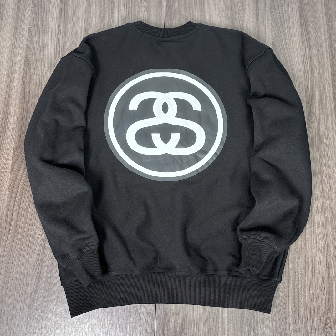 STUSSY SS LINK CREW ASH HEATHER（1914970-1）