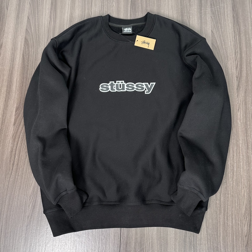 STUSSY SS LINK CREW ASH HEATHER（1914970-1）