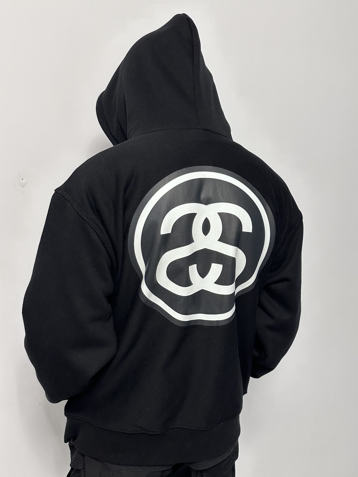 STUSSY SS LINK HOODIE BLACK（1924970）