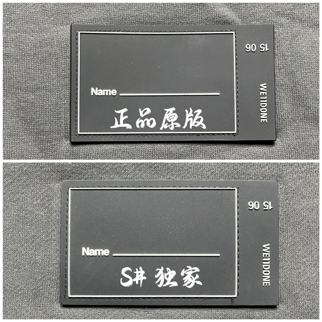 We11done Front Logo Sweatshirt 'Charcoal' （WD-TP5-19-114-U-CH）