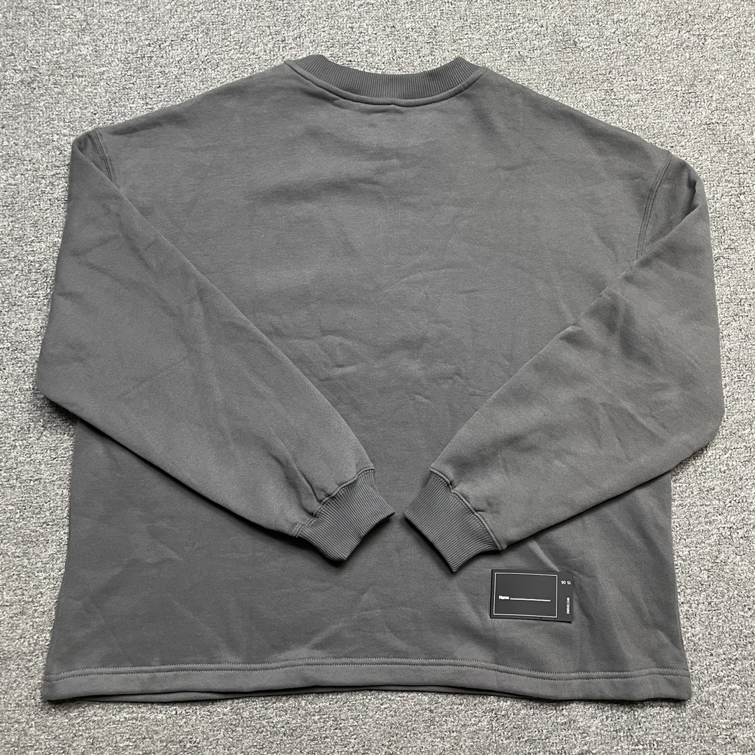 We11done Front Logo Sweatshirt 'Charcoal' （WD-TP5-19-114-U-CH）