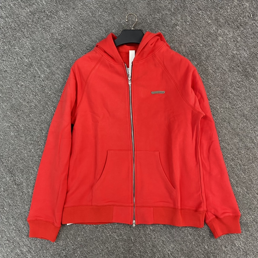 CHROME HEARTS Triple Cross Dagger Zip Hoodie (CH-202621516）