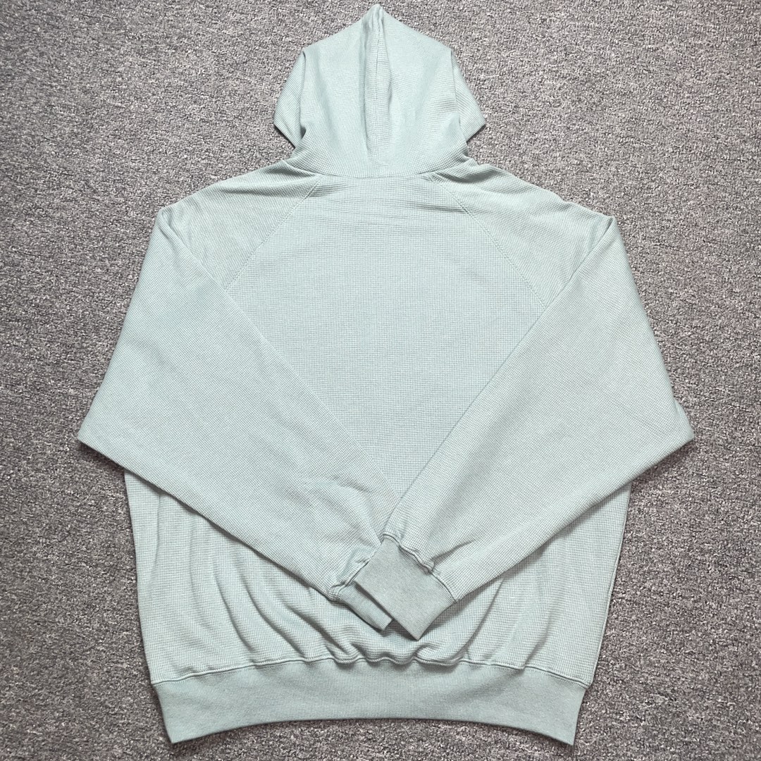 Fear of God Essentials SS23 Waffle Raglan Hoodie 'Sycamore' （FOG-SS23-034）