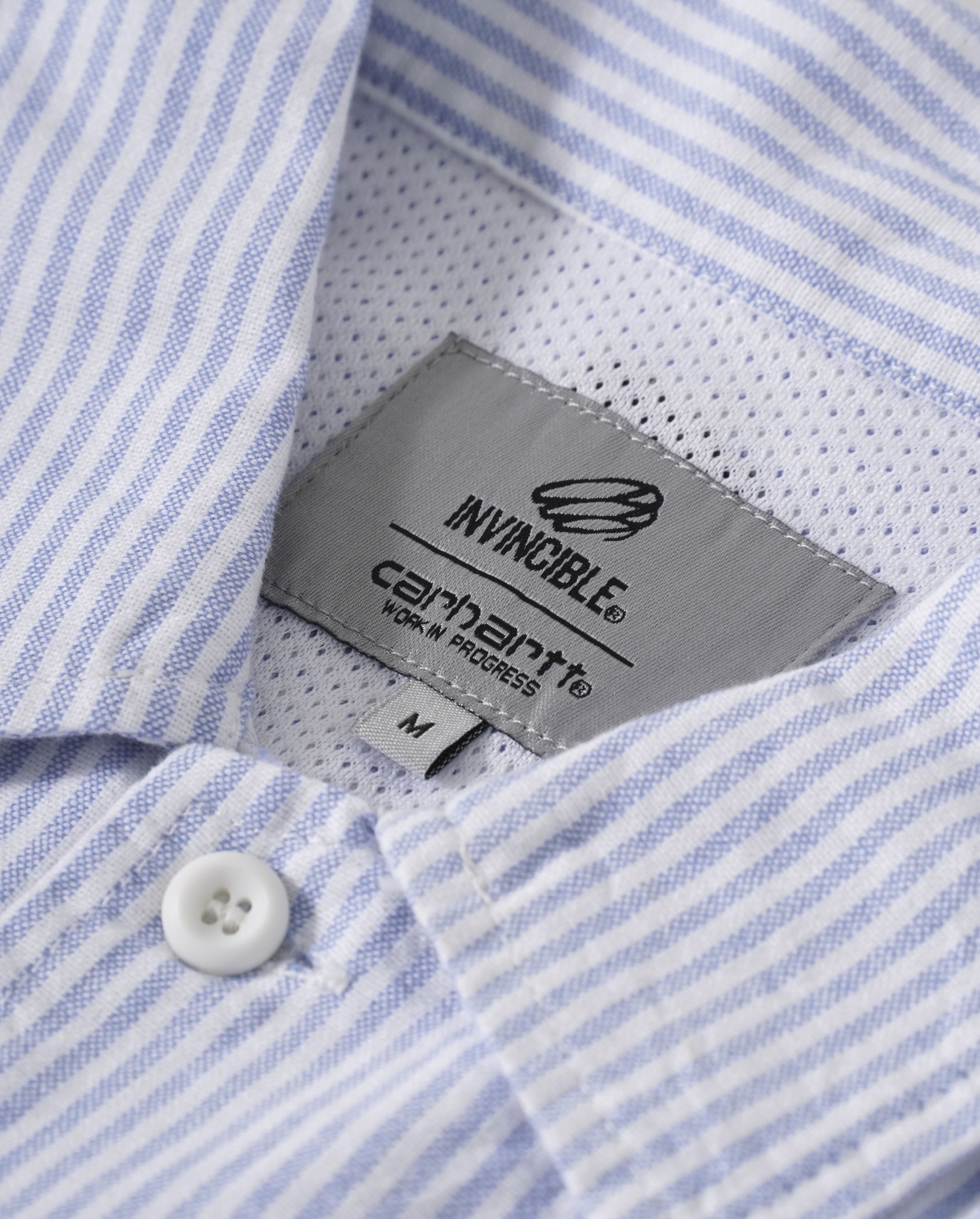 Carhartt WIP x Invincible L/S Stripes Shirt Blue（A222079-BL）