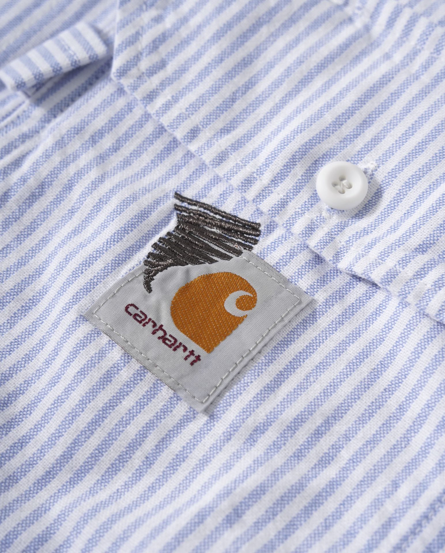 Carhartt WIP x Invincible L/S Stripes Shirt Blue（A222079-BL）