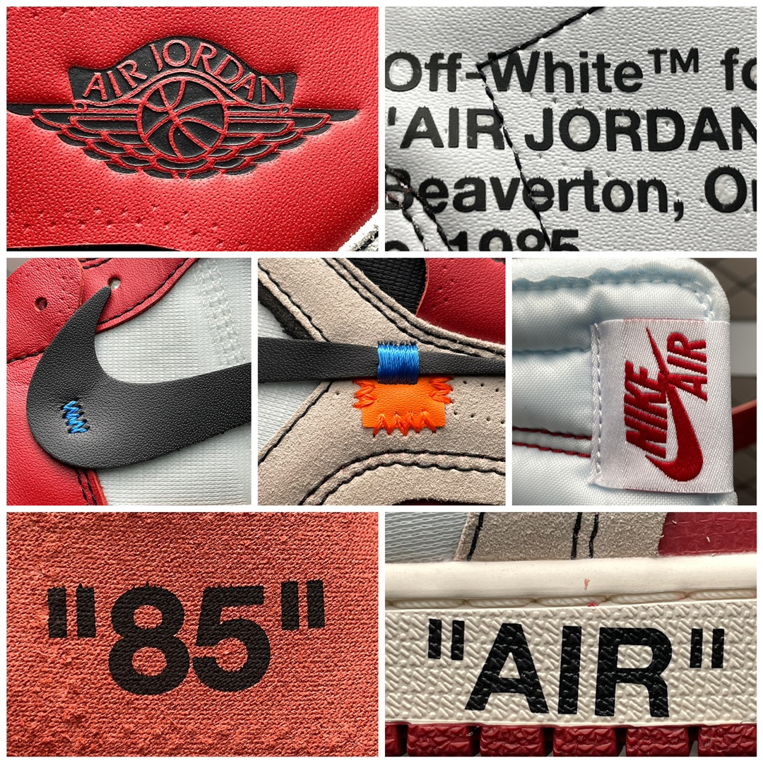 Off-White × Nike Air Jordan 1 Retro High The Ten "Chicago"(AA3834-101)