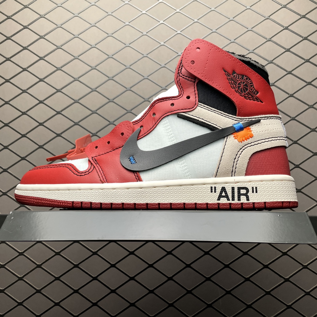 Off White Nike Air Jordan 1 Retro High The Ten Chicago AA3834 101