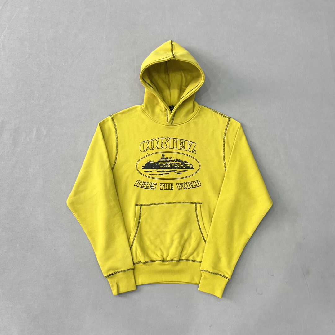 Corteiz Premium Hoodie Set "Rust" (78921FW230106SH）