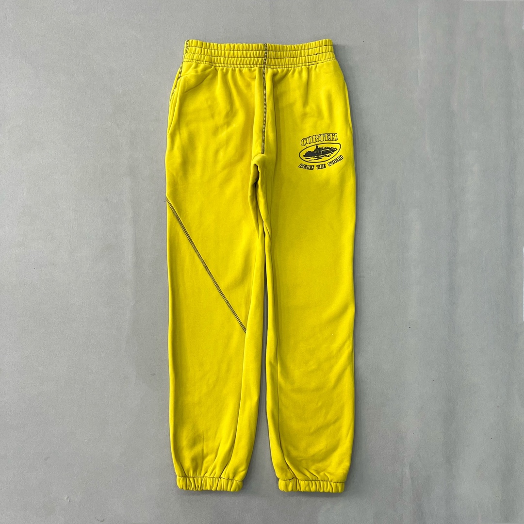 Corteiz Premium Hoodie Set "Rust" (78921FW230106SH）