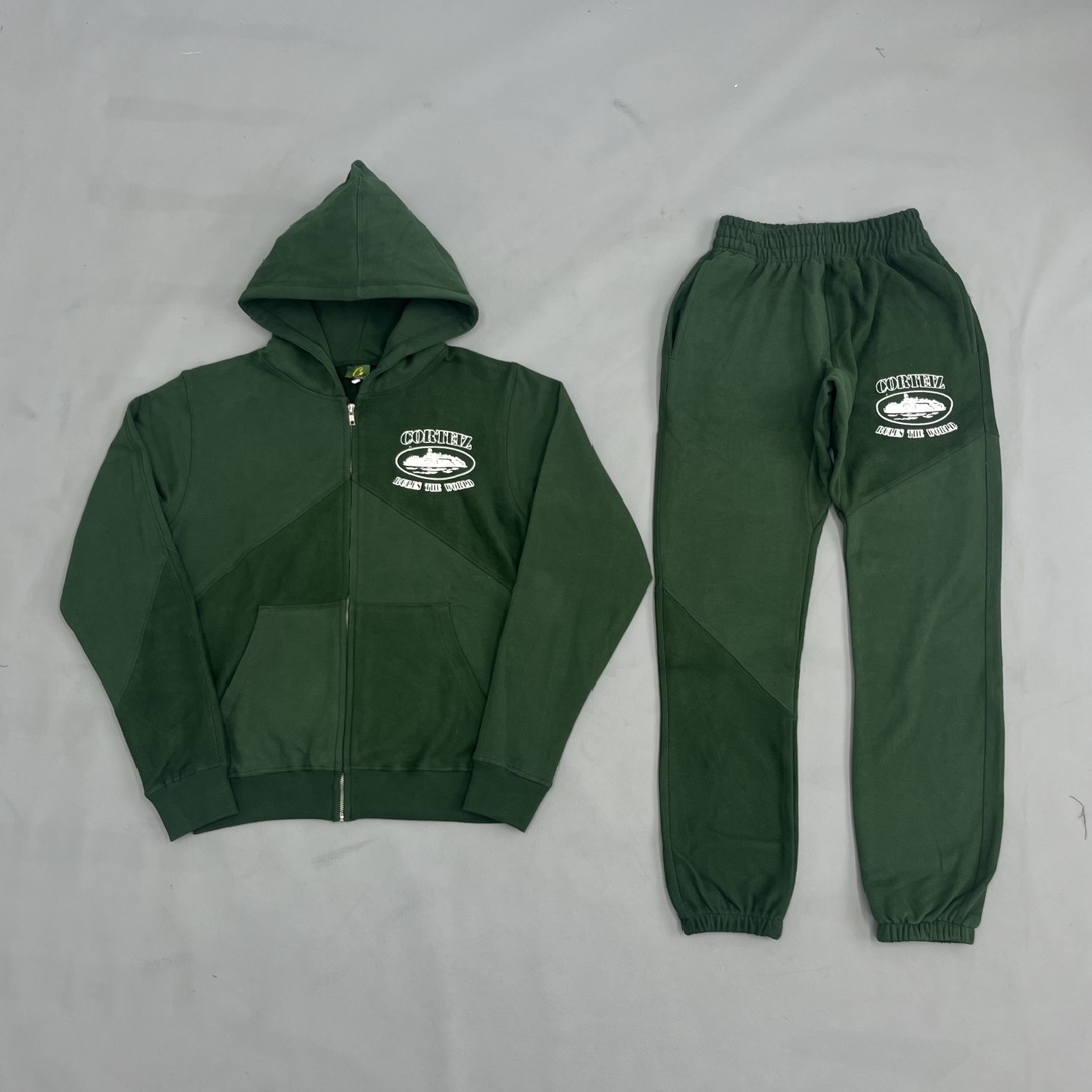 Corteiz Superior V2 Zip-Up Hoodie Set (78921FW230107SG）