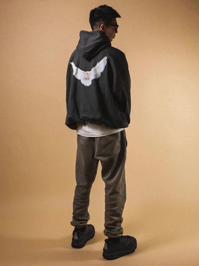 Yeezy Gap Engineered by Balenciaga SS22 Dove Hoodie 'Dark Grey'Yeezy Gap  (YEEZY-SS22-69）