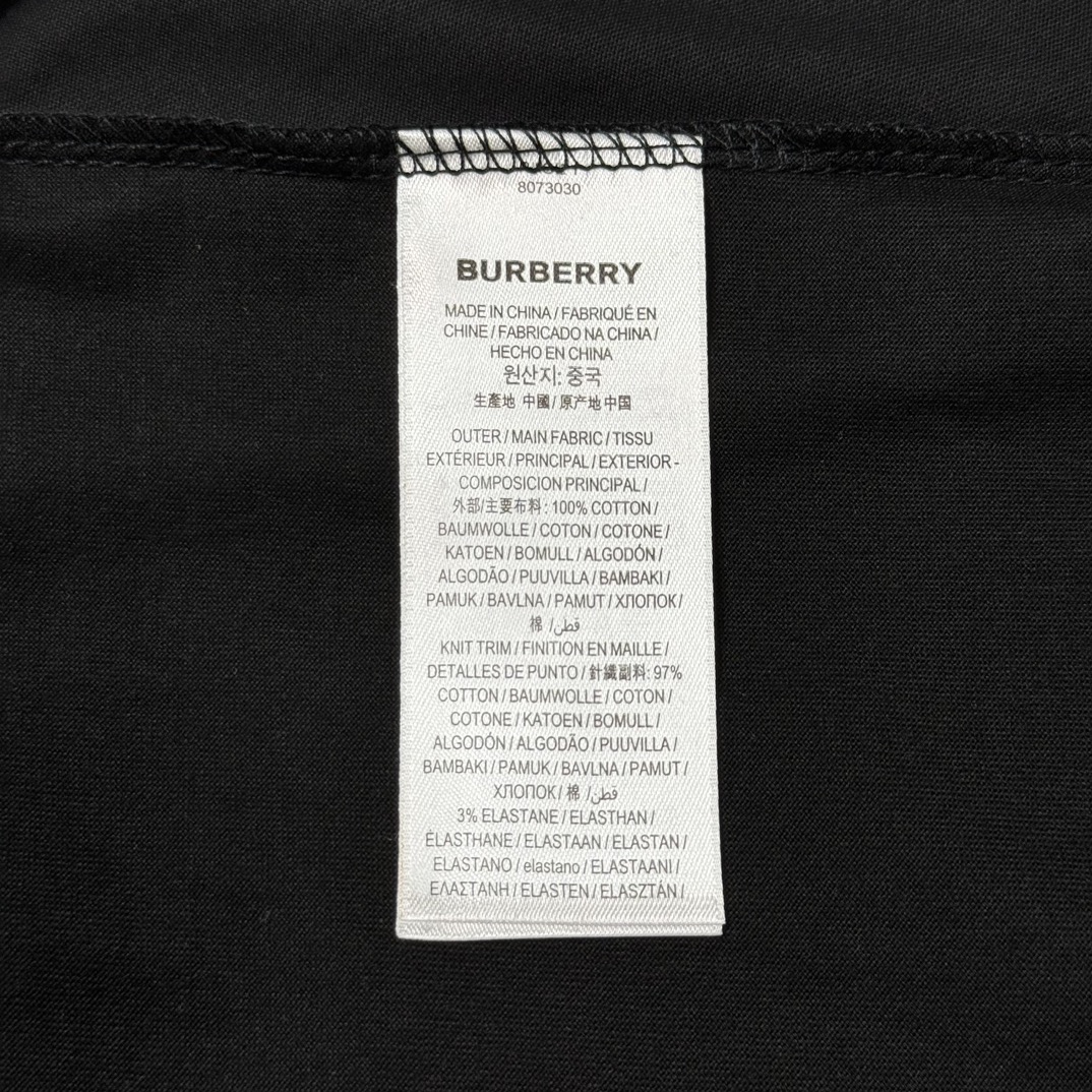 Burberry Cotton T-Shirt (80730301）