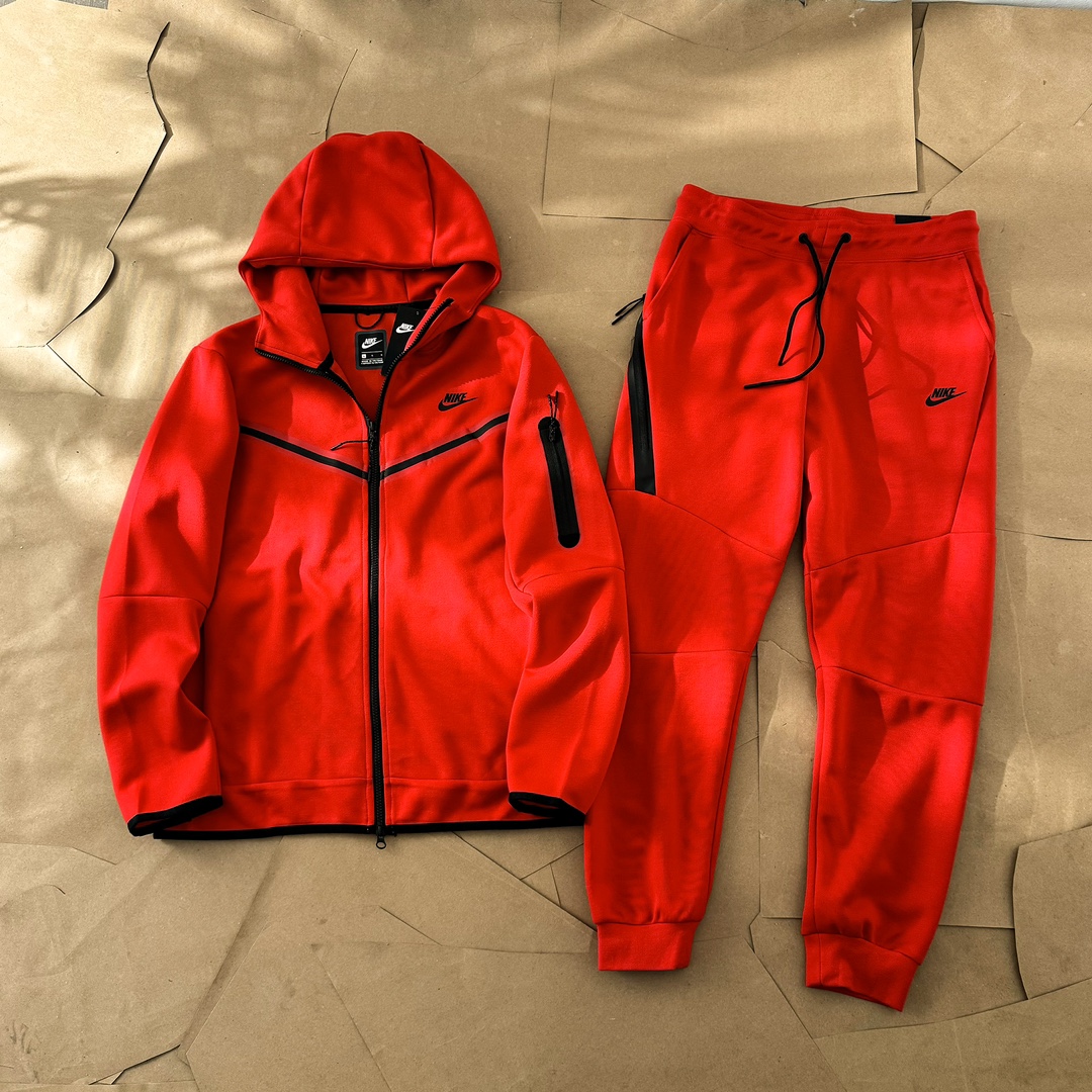 Nike Sportswear Tech Fleece Full Zip Hoodie ang Sweatpants（CU4489-012）