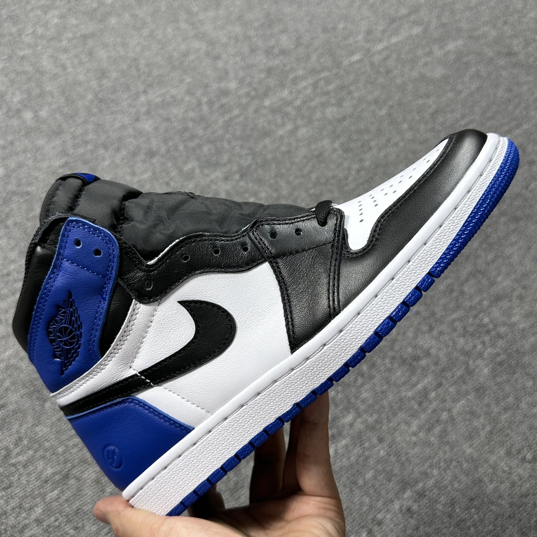 【LJR】fragment design × Nike Air Jordan 1 RETRO High "Black/Sport Royal-White" (716371-040-LJR)