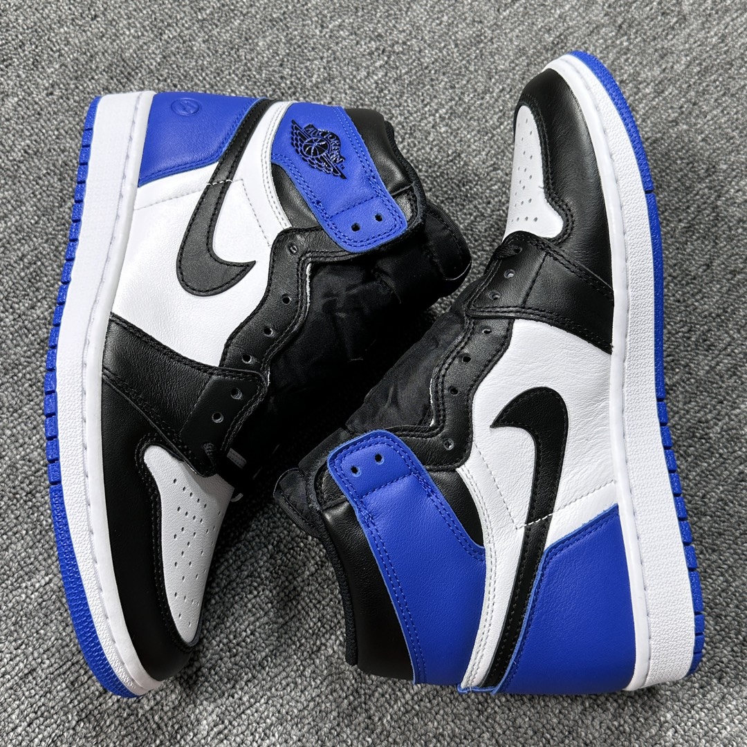 【LJR】fragment design × Nike Air Jordan 1 RETRO High "Black/Sport Royal-White" (716371-040-LJR)