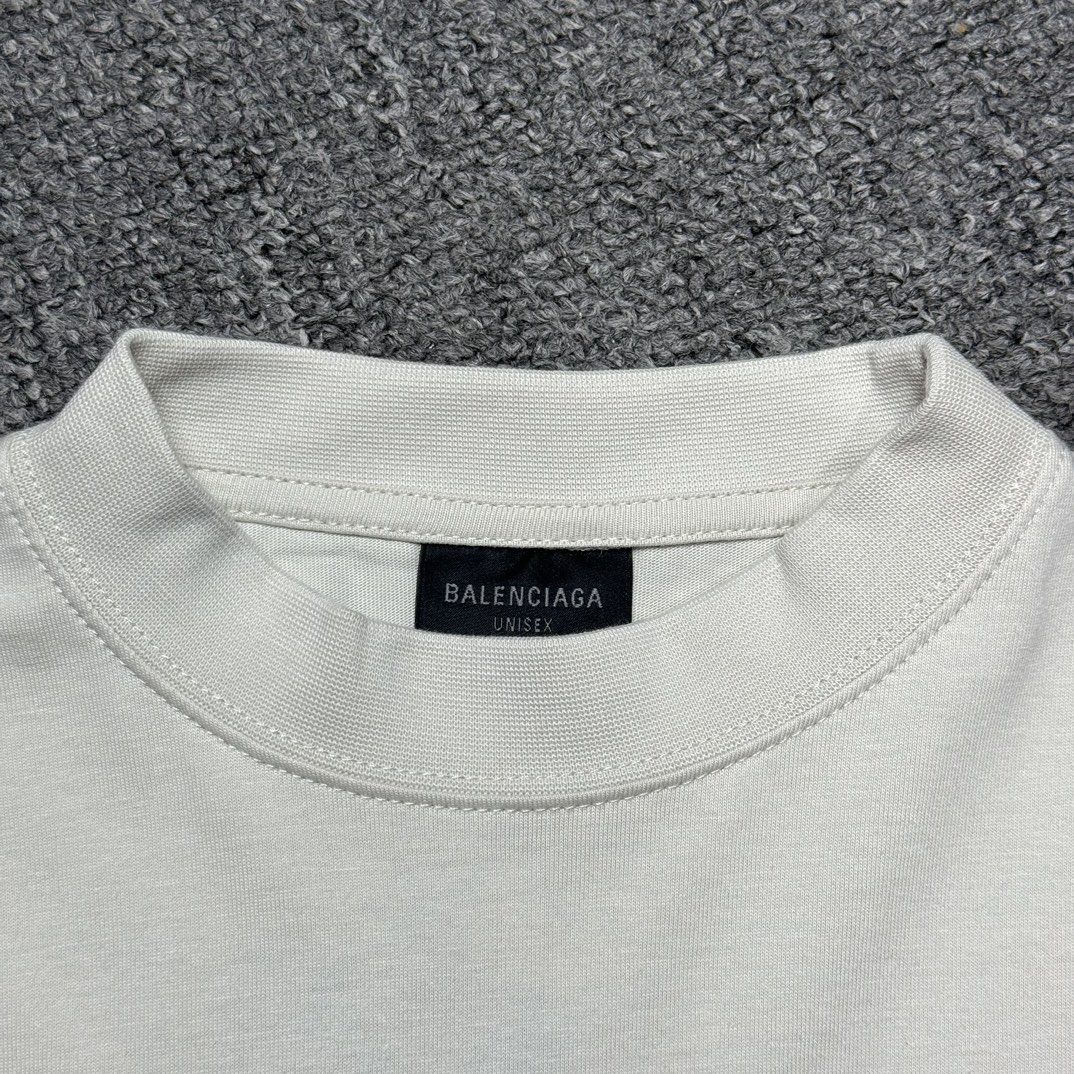 Balenciaga "56 LOGO" Printed T-shirt(712398TNVQ79784）