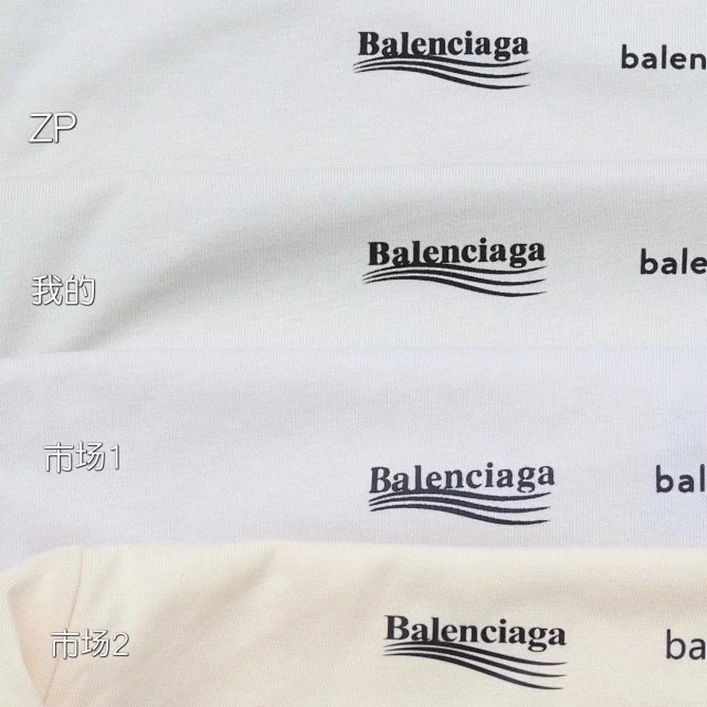 Balenciaga "56 LOGO" Printed T-shirt(712398TNVQ79784）