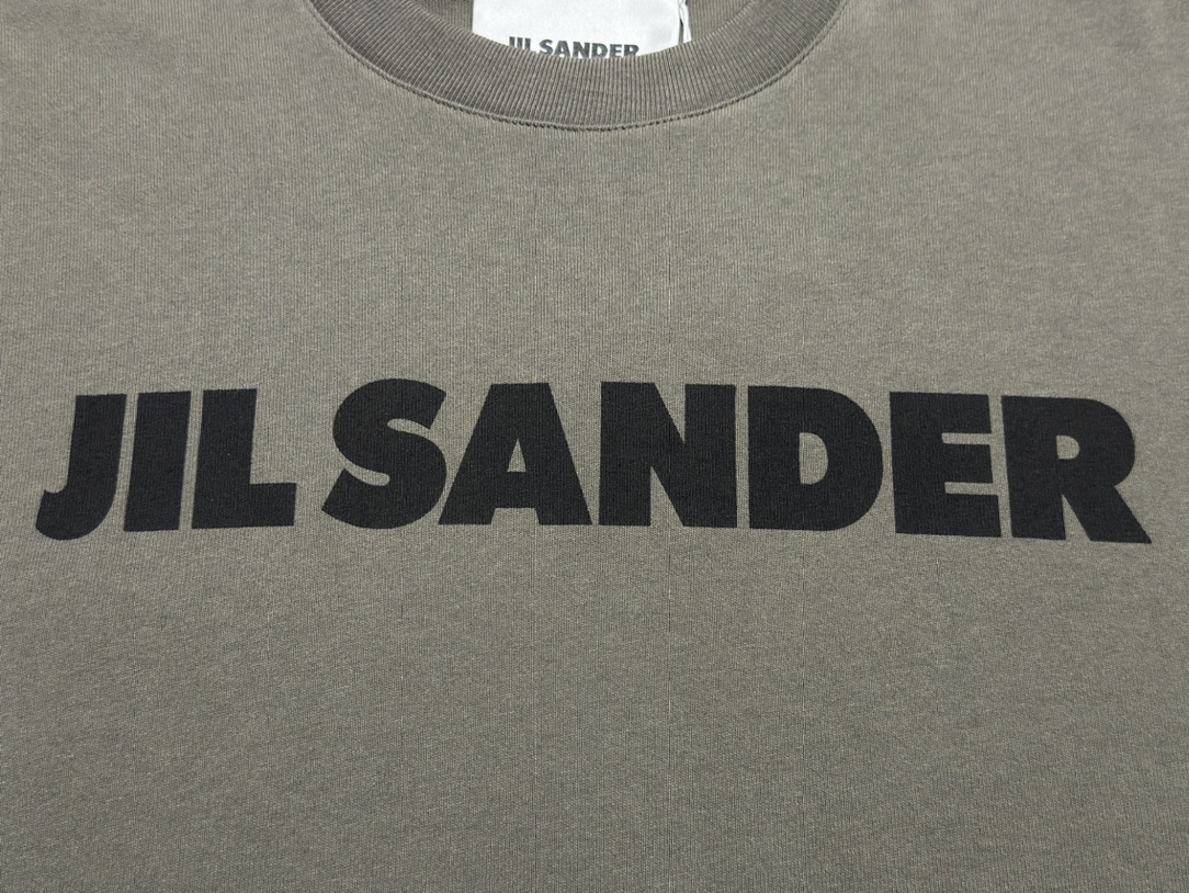 Jil Sander  Printed logo cotton jersey T-shirt（J21GC0001J20215312）