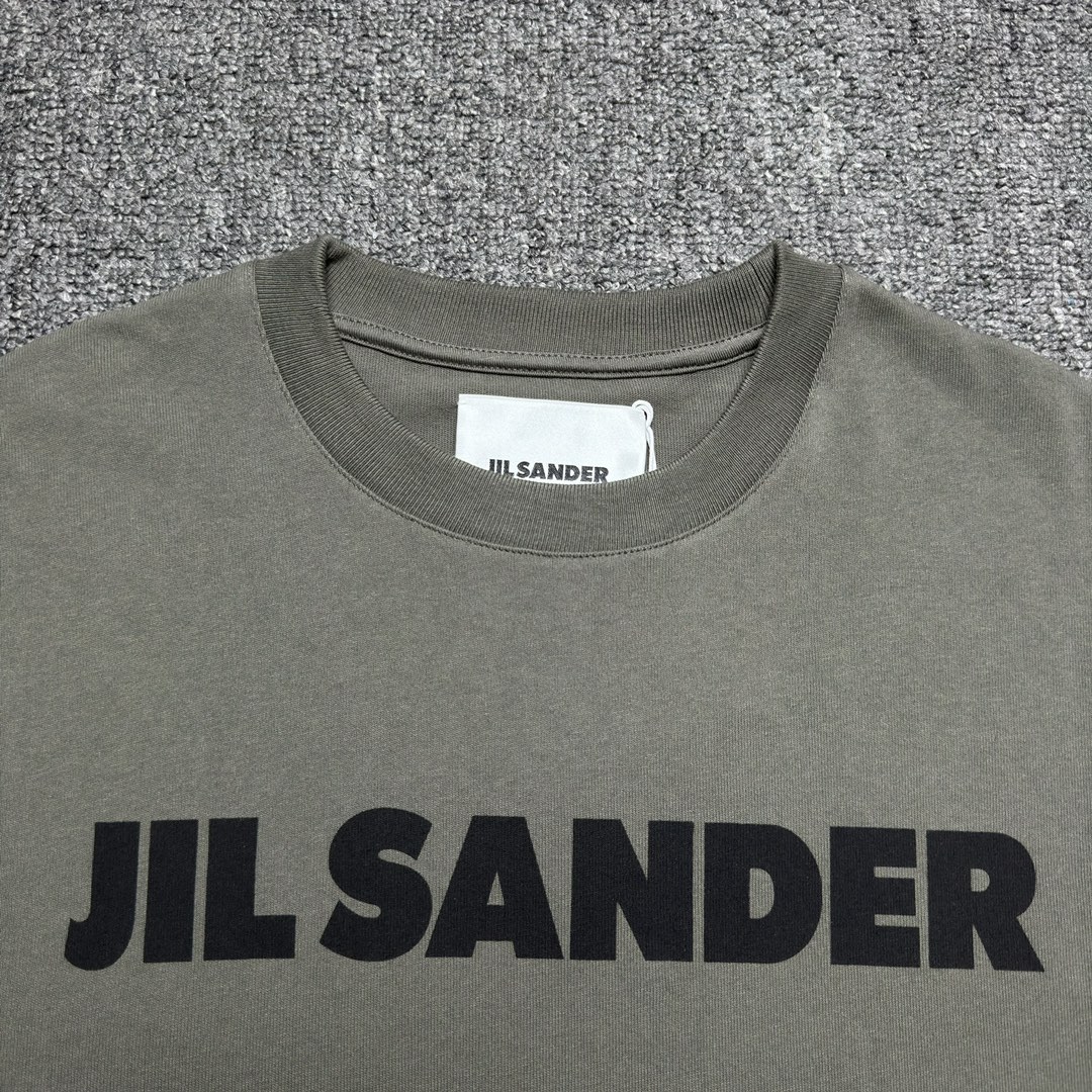 Jil Sander  Printed logo cotton jersey T-shirt（J21GC0001J20215312）