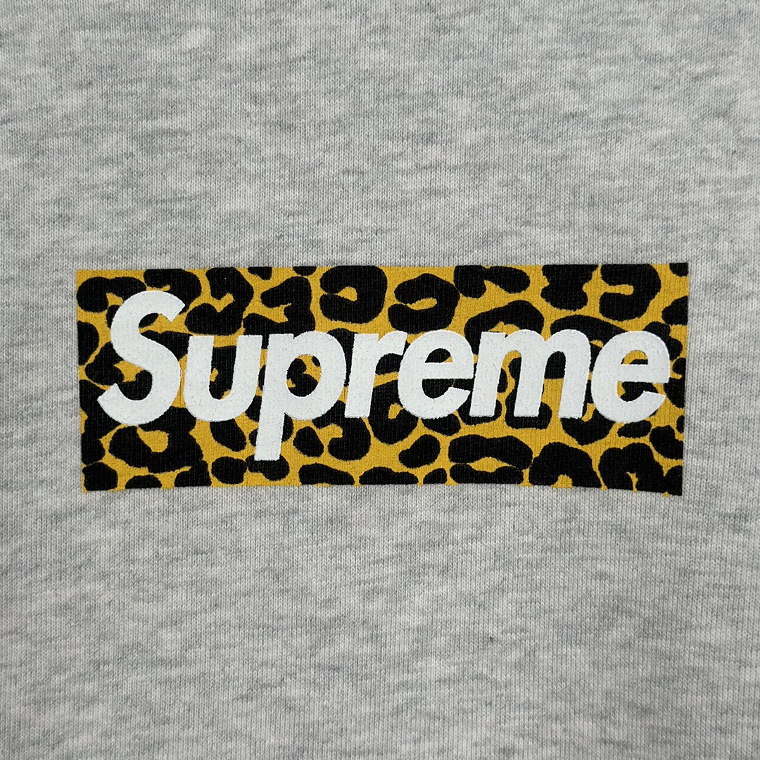 Supreme China Shanghai Box Logo Hooded Sweatshirt "Grey"（SUP-SS24-106）