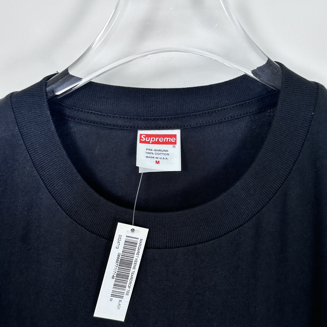 Supreme Margaret Keane Teardrop Tee "Black"（SUP-SS24-204）