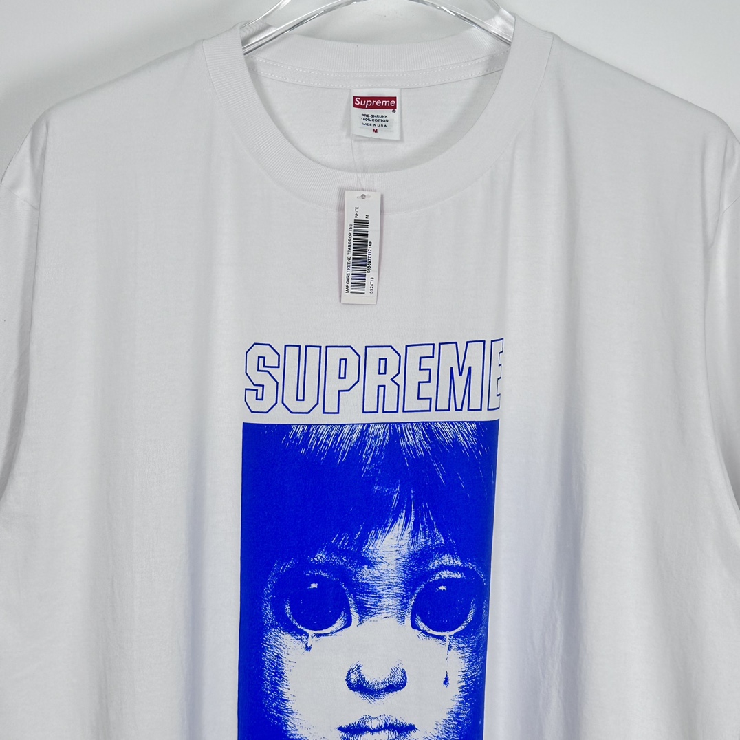 Supreme Margaret Keane Teardrop Tee "White"（SUP-SS24-204-1）