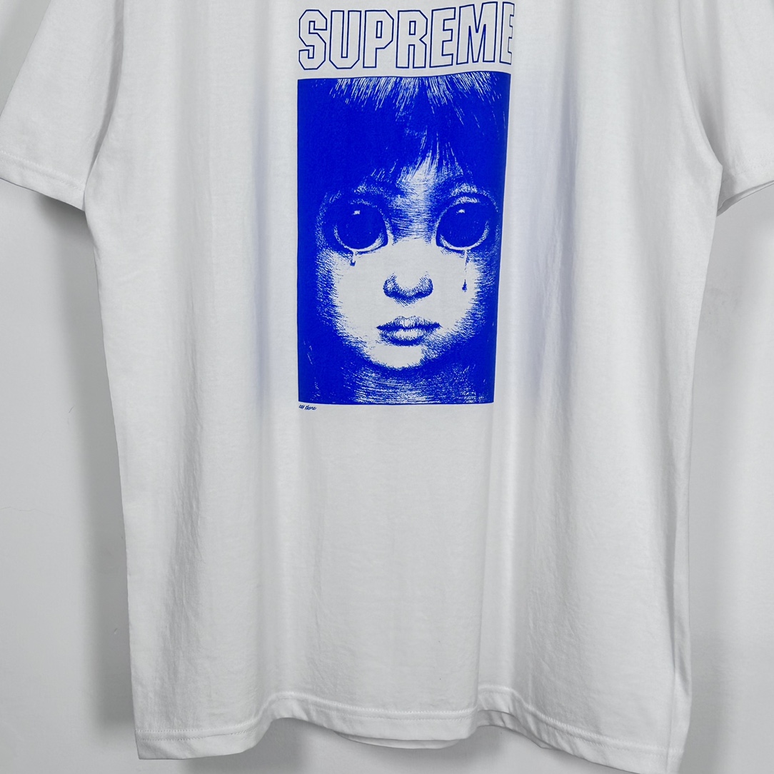 Supreme Margaret Keane Teardrop Tee "White"（SUP-SS24-204-1）