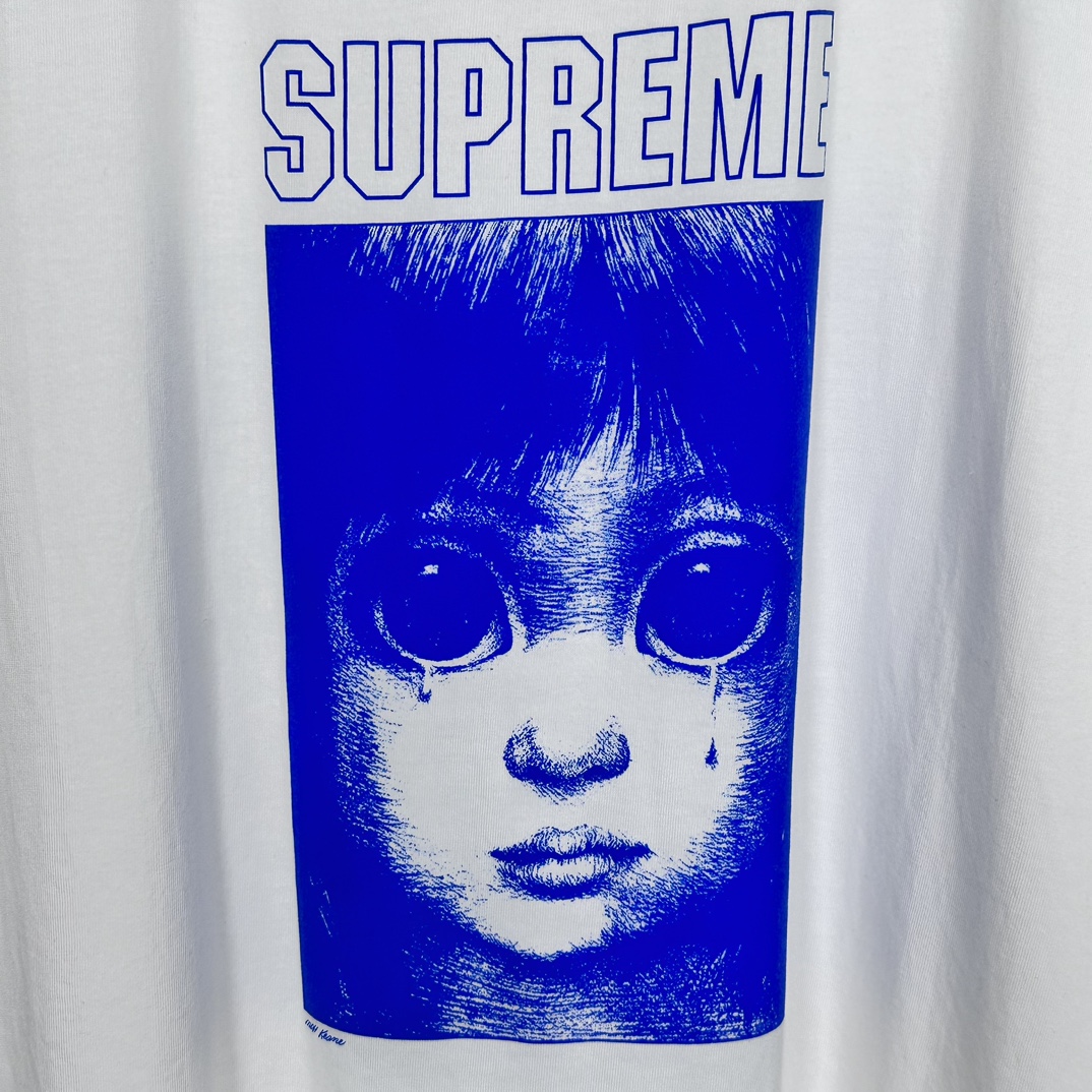 Supreme Margaret Keane Teardrop Tee "White"（SUP-SS24-204-1）