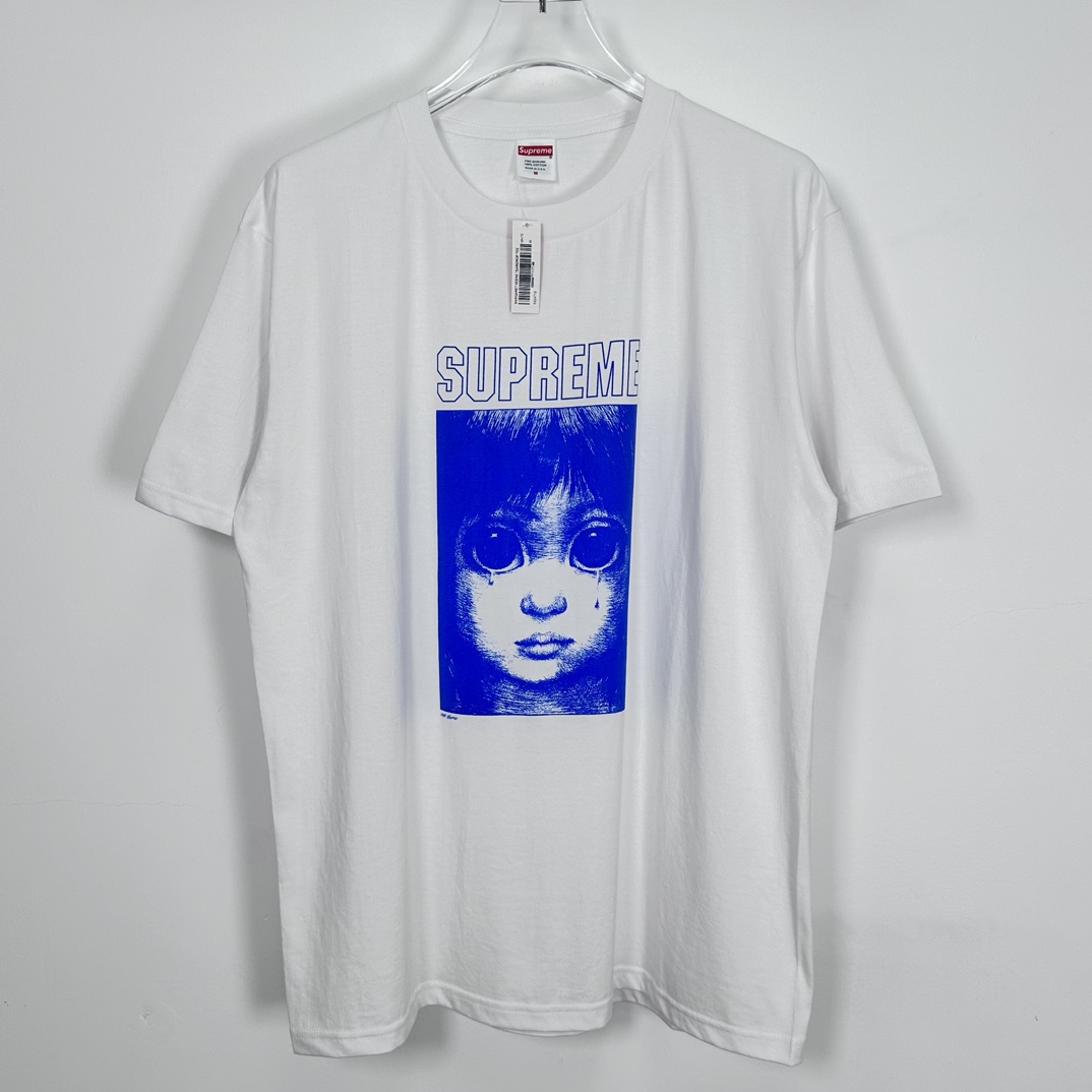 Supreme Margaret Keane Teardrop Tee "White"（SUP-SS24-204-1）