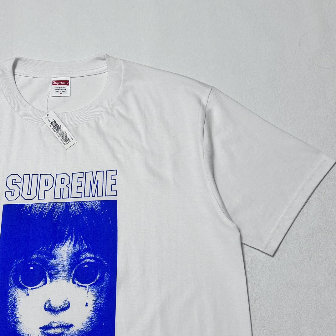 Supreme Margaret Keane Teardrop Tee "White"（SUP-SS24-204-1）