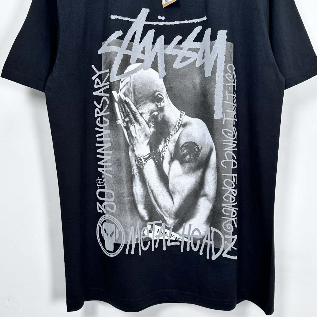 Stussy x Goldie Metalheadz 30 Tee "Black"（3903901-2)