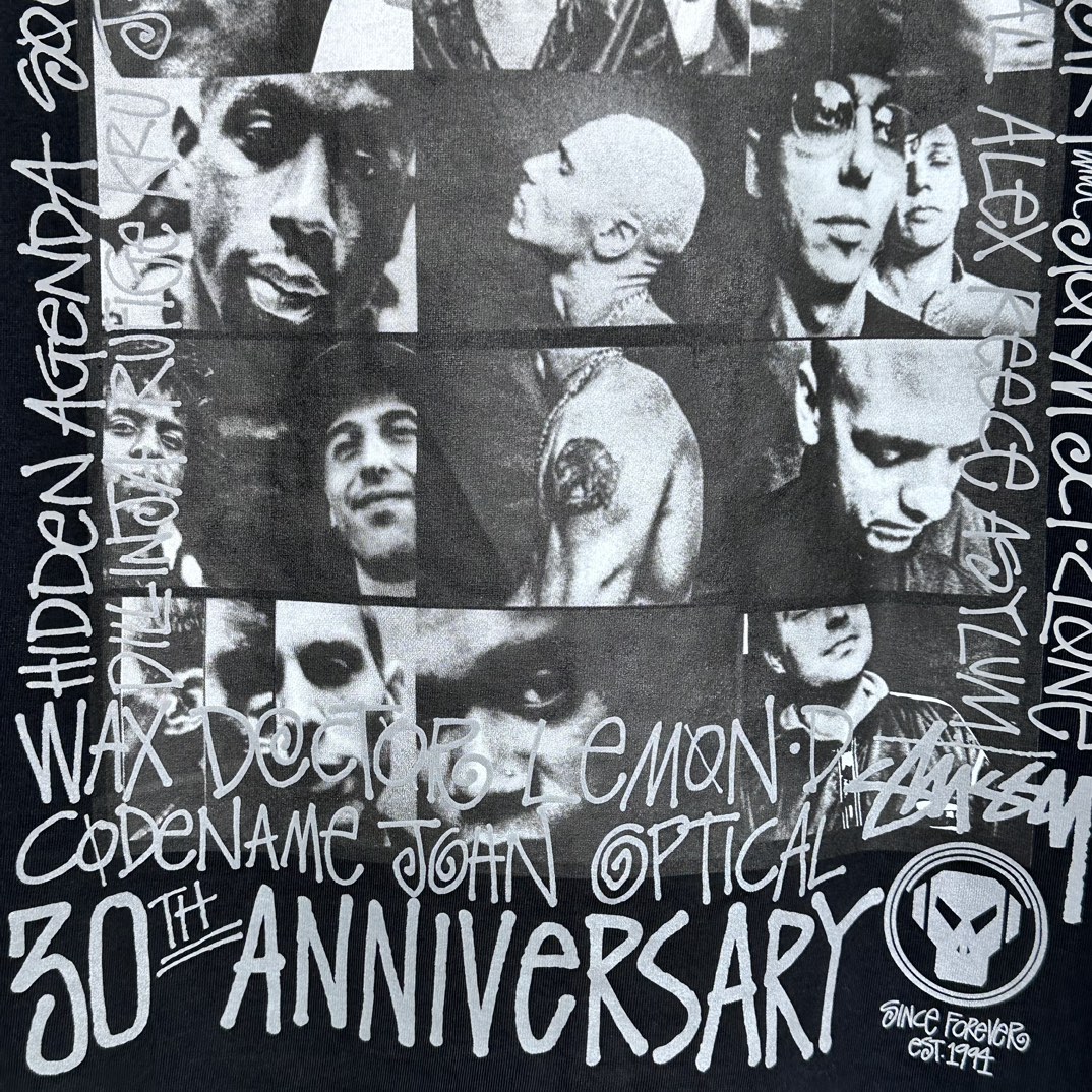 Stussy x Goldie Metalheadz 30 Tee "Black"（3903901-2)