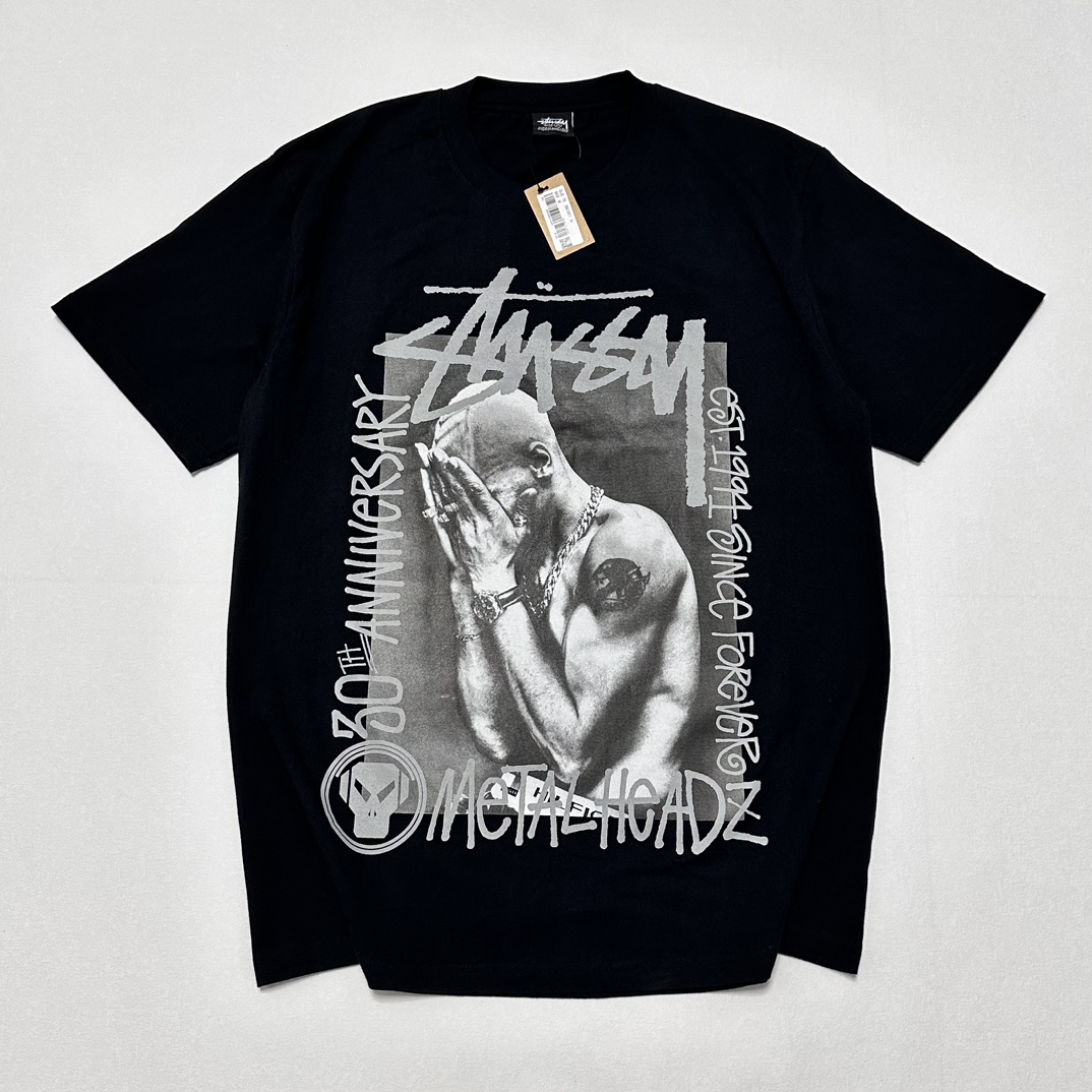 Stussy x Goldie Metalheadz 30 Tee "Black"（3903901-2)
