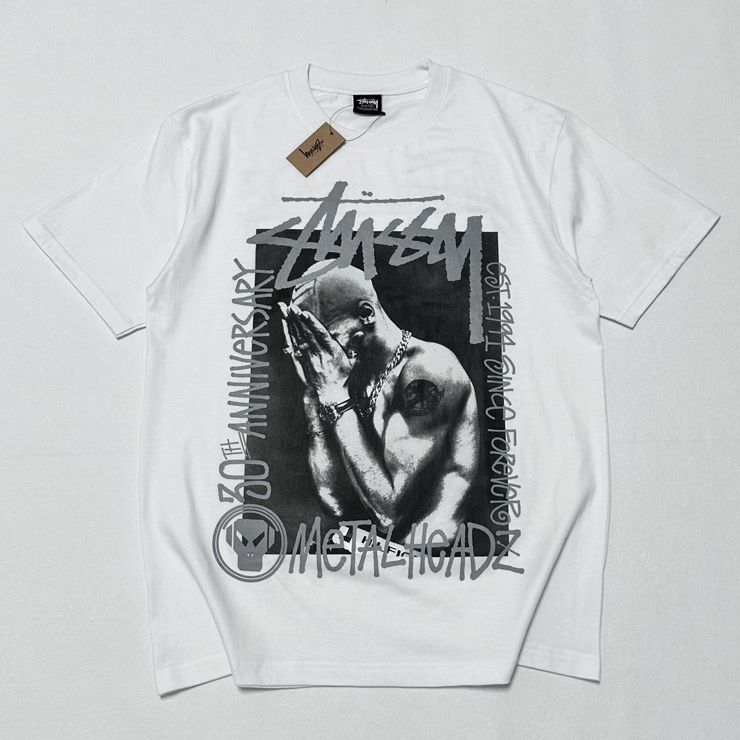Stussy x Goldie Metalheadz 30 Tee "White"（3903901）