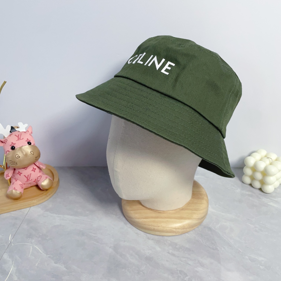 CELINE Printed Logo Bucket Hat （2AU5B123N-38NO）