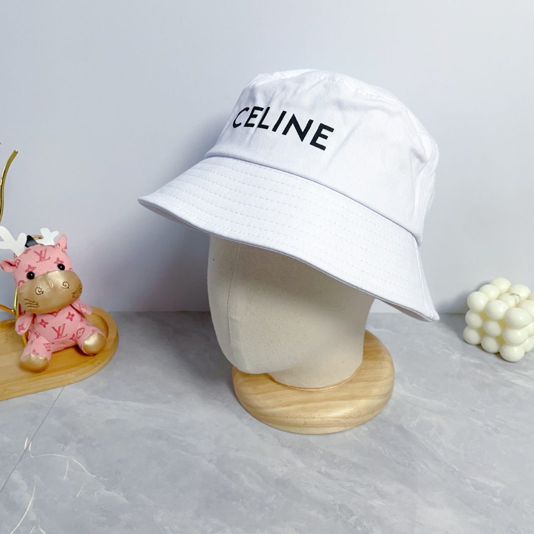 CELINE Printed Logo Bucket Hat （2AU5B123N-38NO）