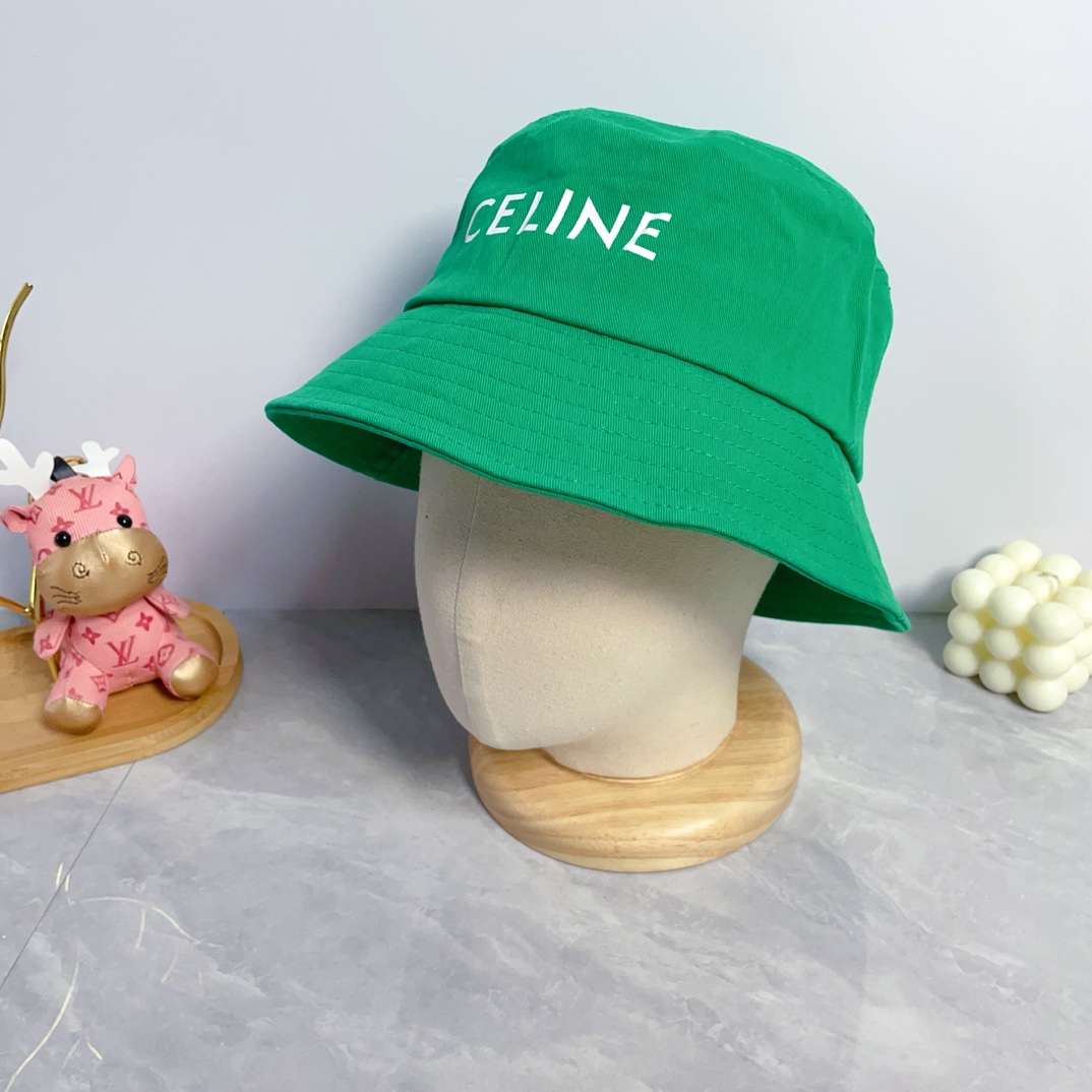 CELINE Printed Logo Bucket Hat （2AU5B123N-38NO）