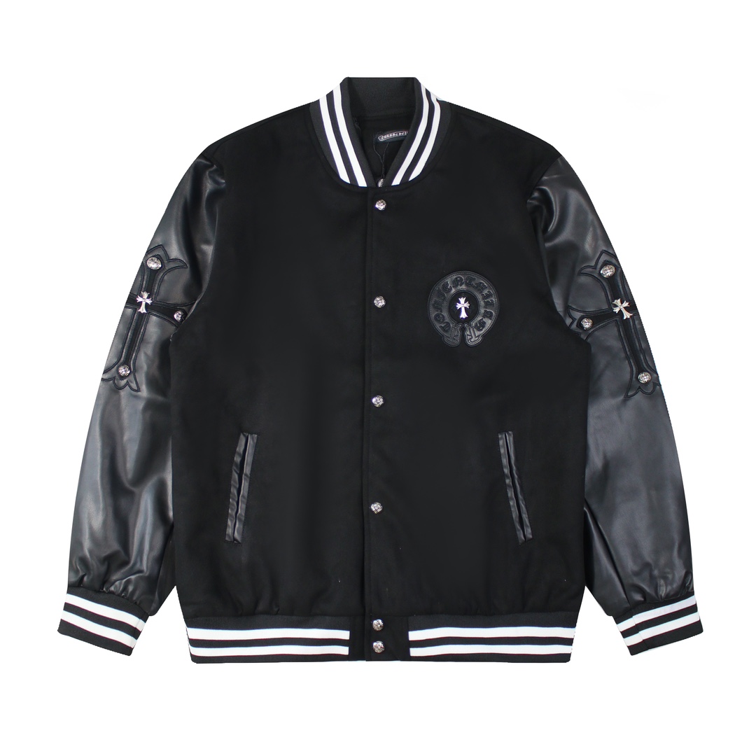 CHROME HEARTS (クロムハーツ) みん LETTERMAN JACKET CHROME HEARTS (クロムハーツ) みん LETTERMAN JACKET