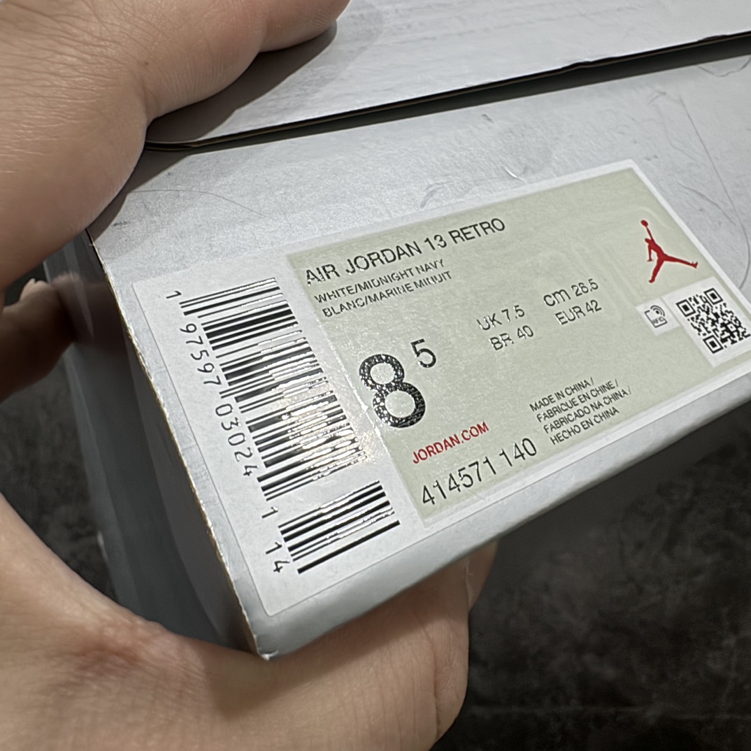 Nike Air Jordan 13 Retro "White and Midnight Navy"（414571-140）