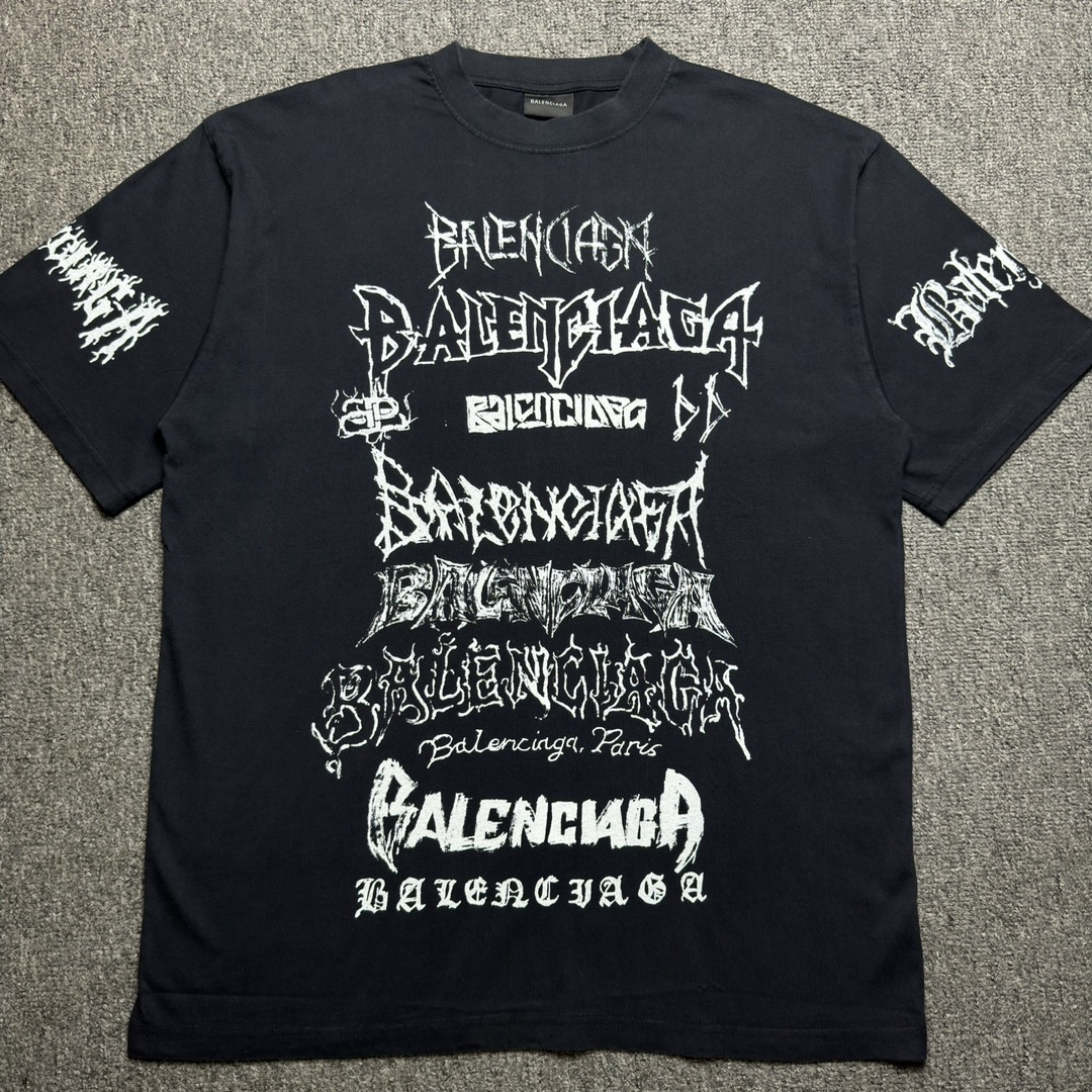 Balenciaga DIY METAL Large Fit T-shirt（124666）
