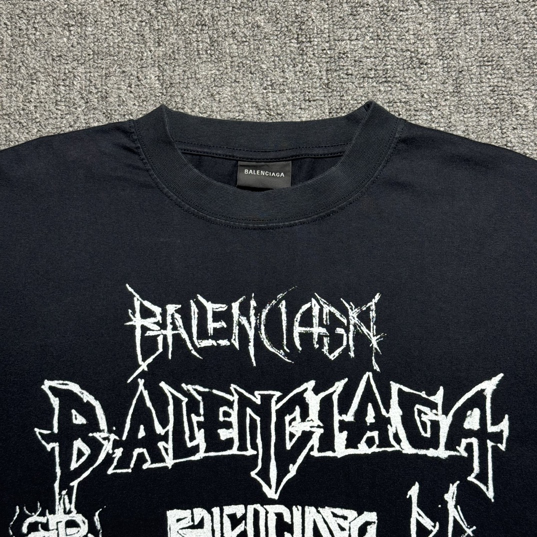 Balenciaga DIY METAL Large Fit T-shirt（124666）